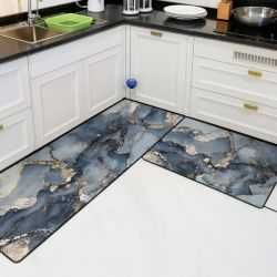 Водоустойчив комплект постелки за кухня + подарък килим