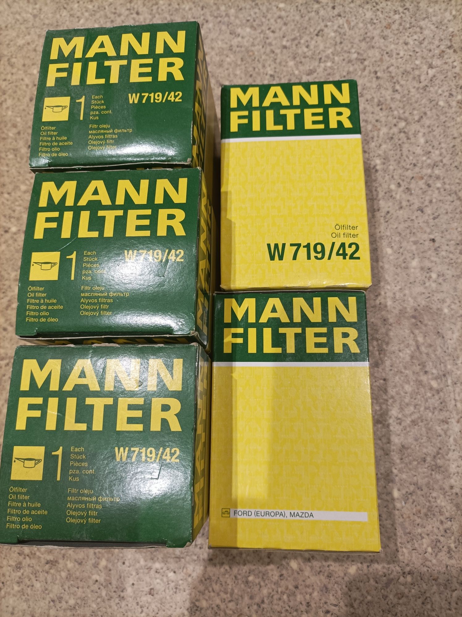 MANN-FILTER W/719/42 маслен филтър