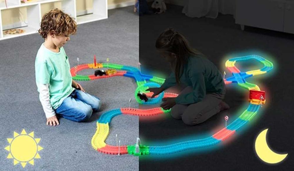 M a g i c T r a c k s Детска светеща писта 220 части
