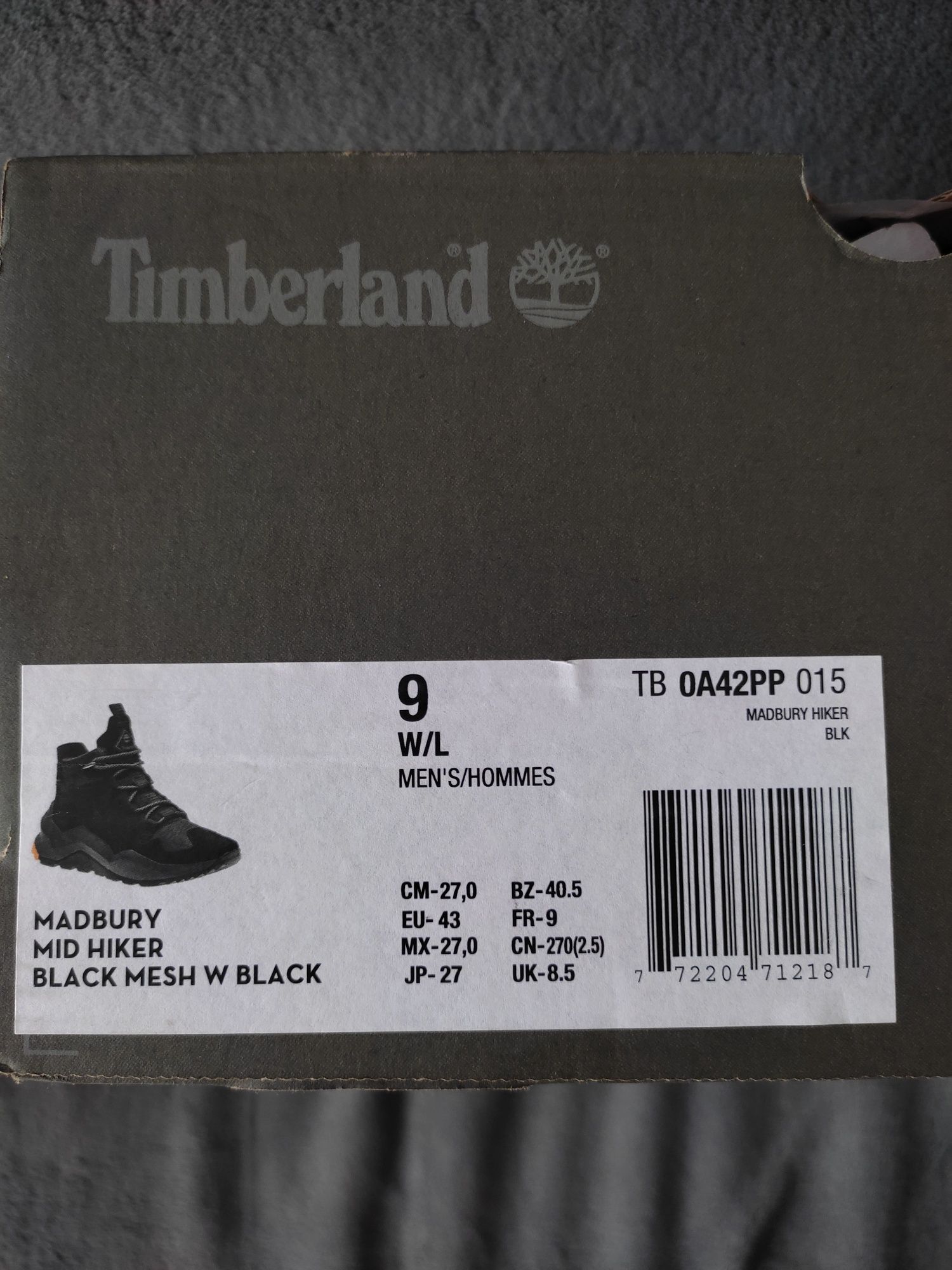 Sneakers trekking bărbați, marca Timberland