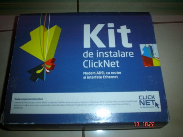 modem ADSL router Speedtouch, 516 Thomson Telekom cu adaptor
