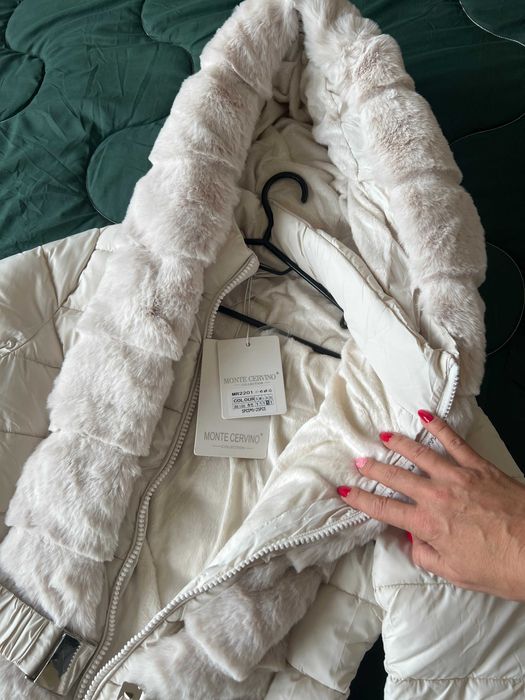 Дамско яке - зимно, топло, пухено, XL, чисто ново