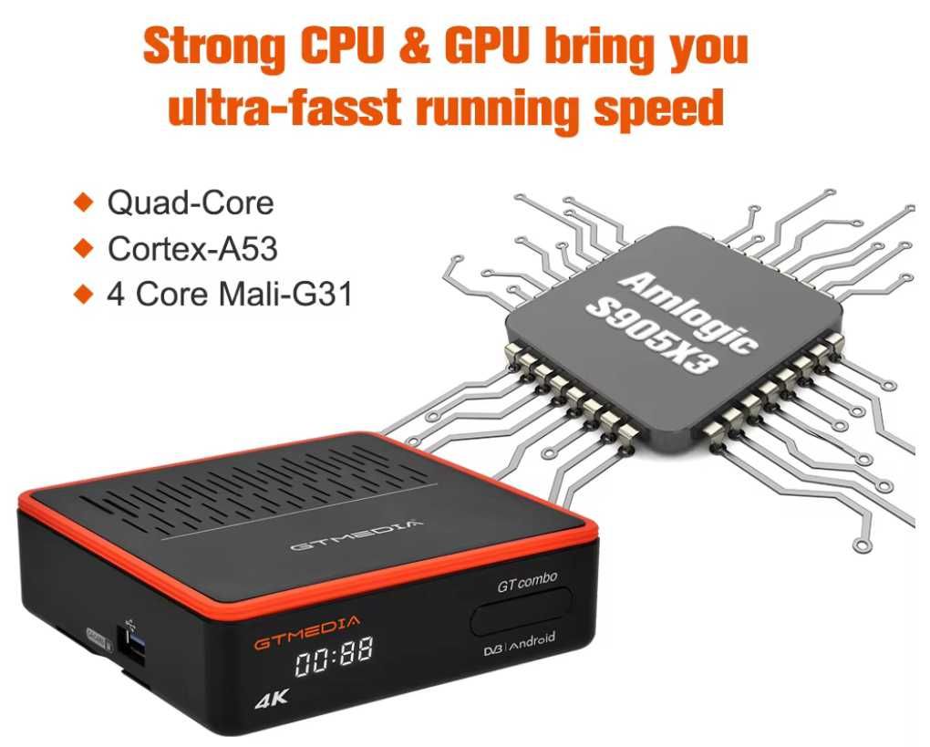 4K Приемник GTMEDIA GTCombo