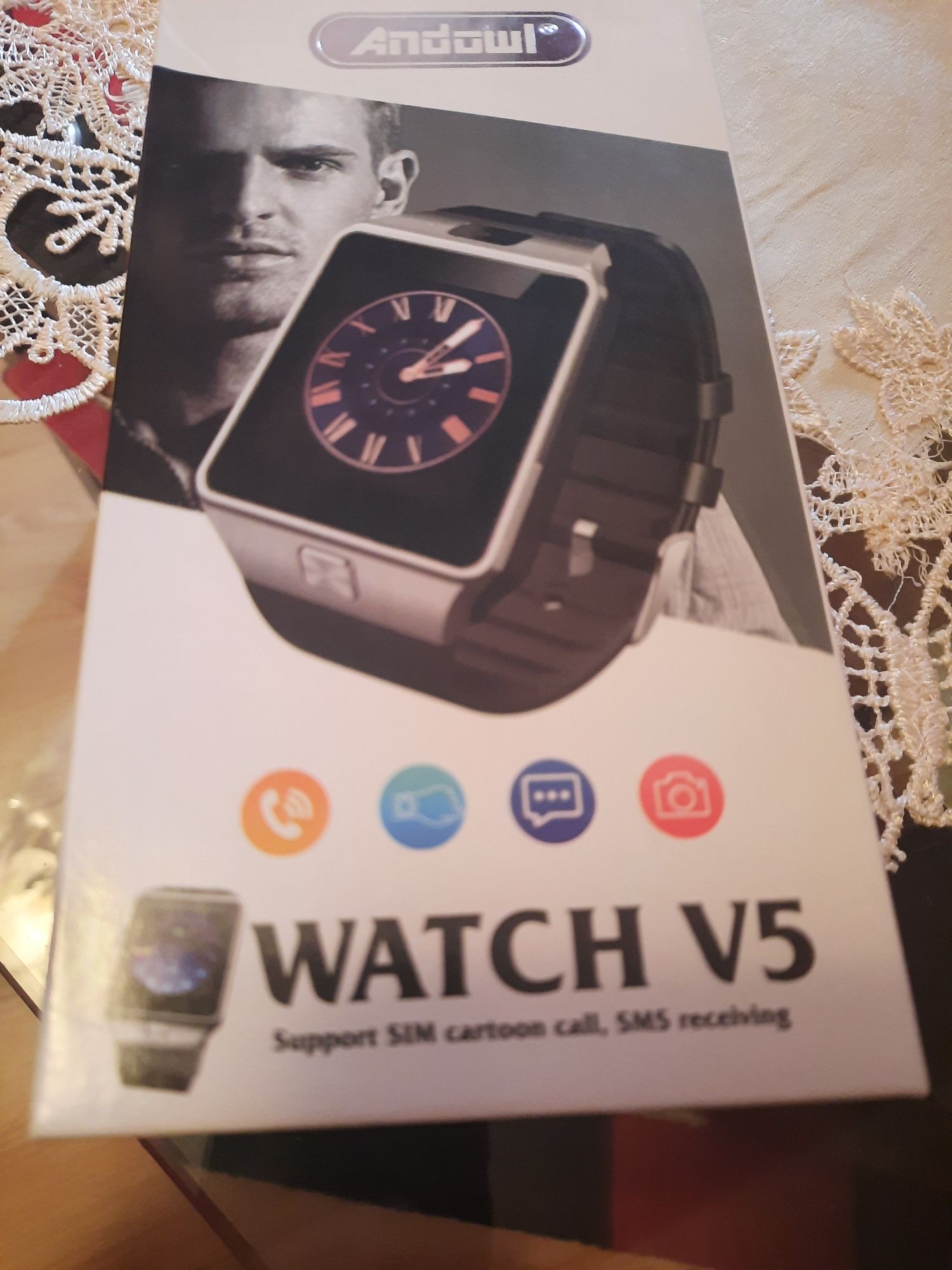 Ceas/telefon Watch v5