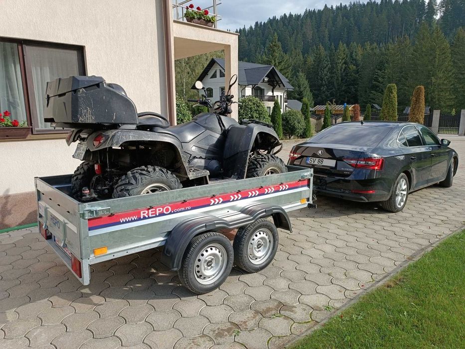 Vand remorca cu 1 axa sau 2 axe 750 kg noua, in Jud Botosani