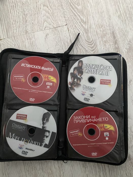 ДВД дискове в калъфи, без външни кутии