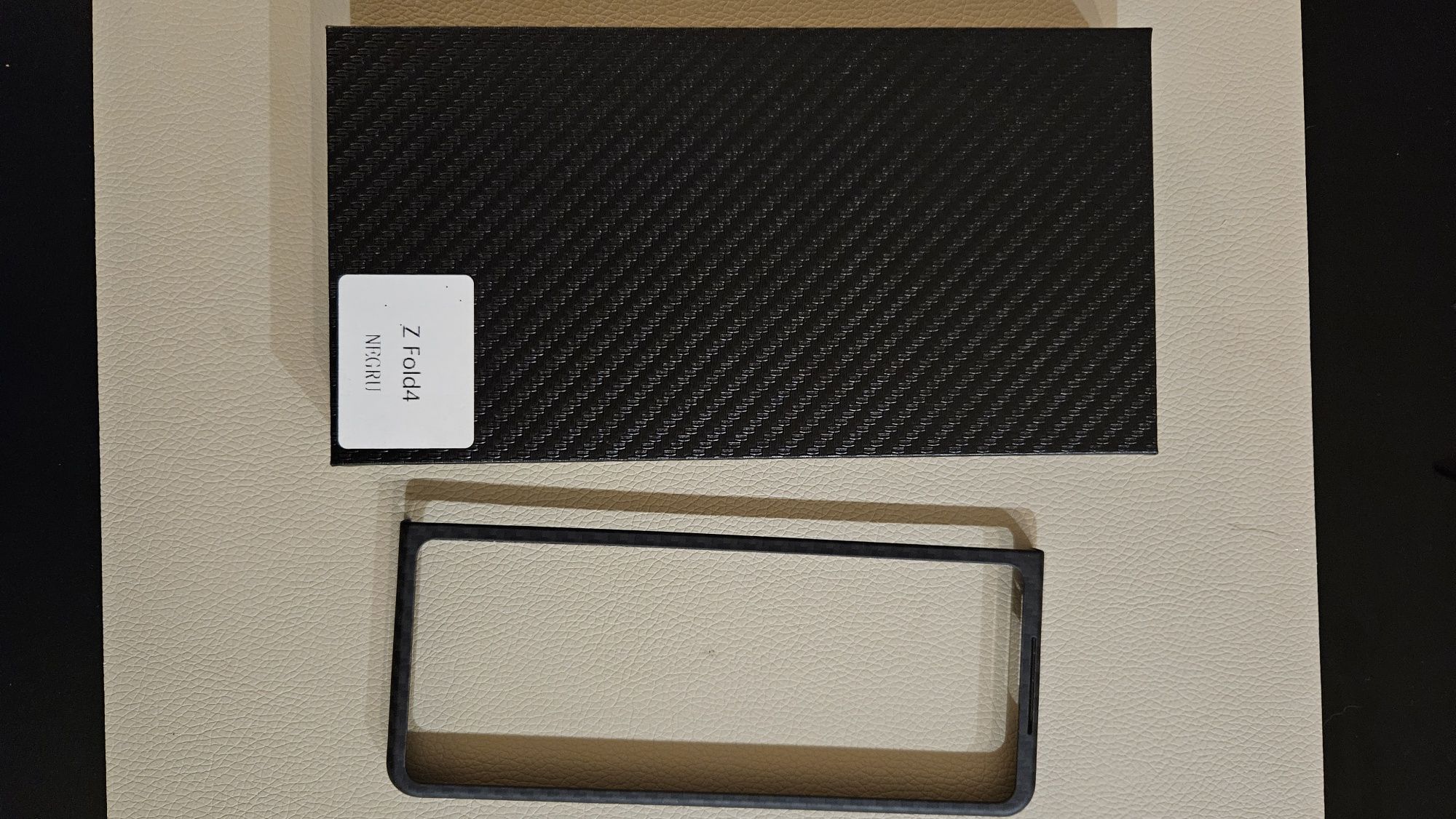 Husa kevlar, carbon slim Samsung Fold 4 carcasa