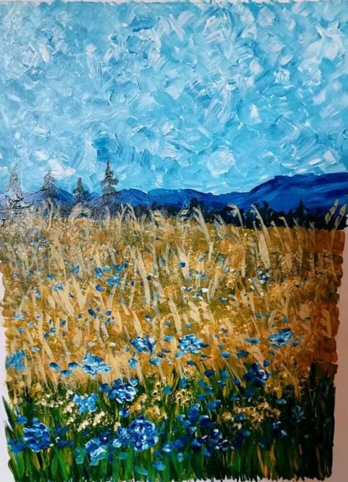 Картини, рисувани с акрилни бои