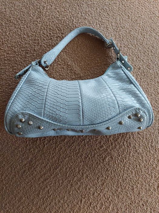 Дамска чанта еко кожа Светло син цвят