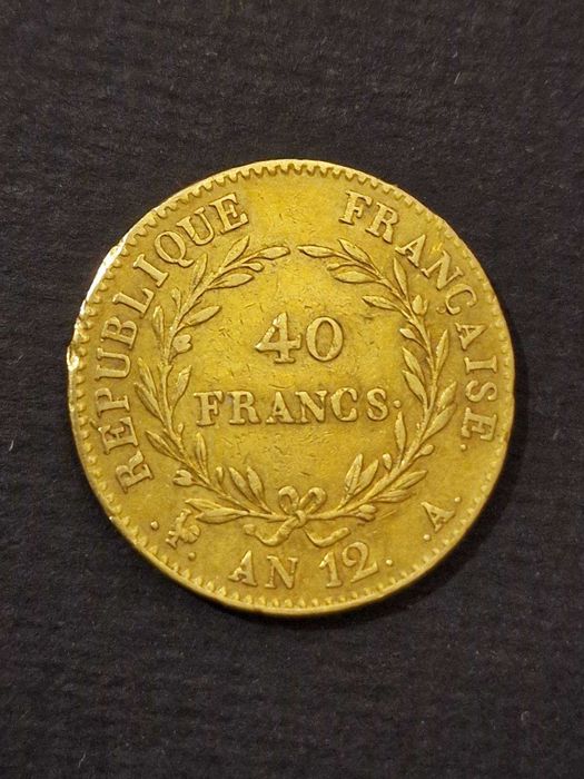 Златна Монета 40Франка Наполеон Консул AN XI-AN12 и Наполеон 1806-AN13