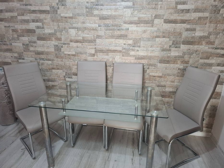 Маса с 4 стола КОМПЛЕКТ