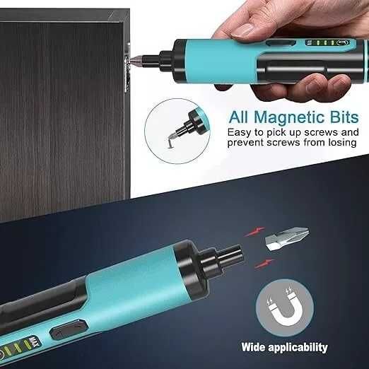 Комплект електрически безжични отвертки Kiprim 4V