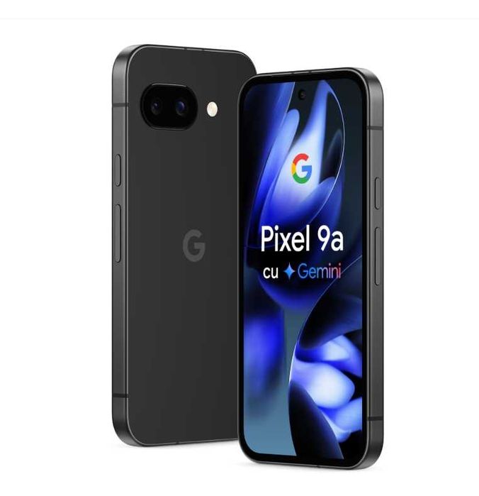Telefon mobil Google Pixel 9a, 256GB, 8GB RAM, 5G, Obsidian, Sigilat