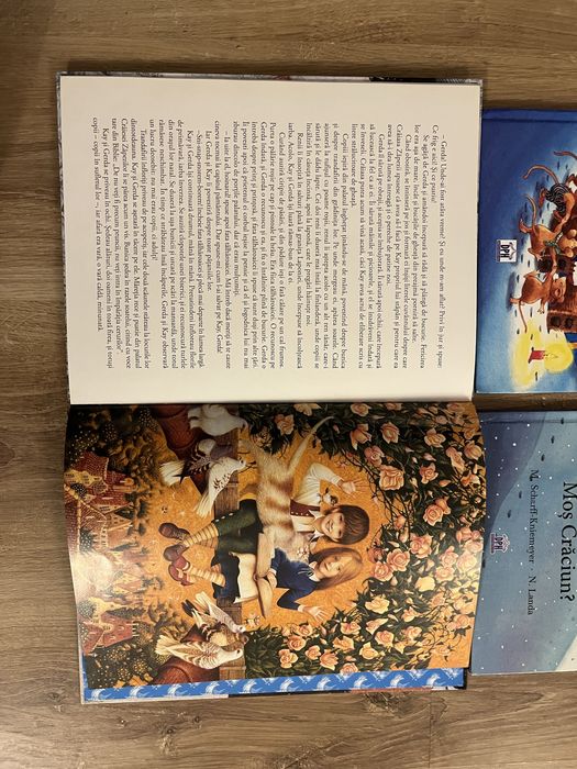 Set 4 cărți pentru copii de iarnă și Crăciun