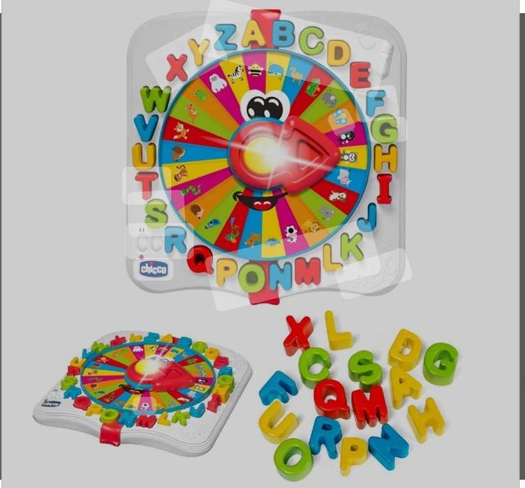 Baby Prof Chicco играчка ABC на Английски и Немски