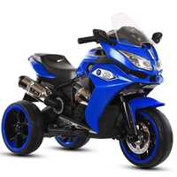 Motocicleta electrica pentru copii BJ1200 2x30W STANDARD #Albastru