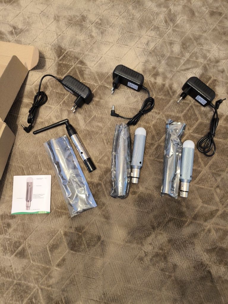 DMX512 безжичен приемник с вградена батерия с  126 канала