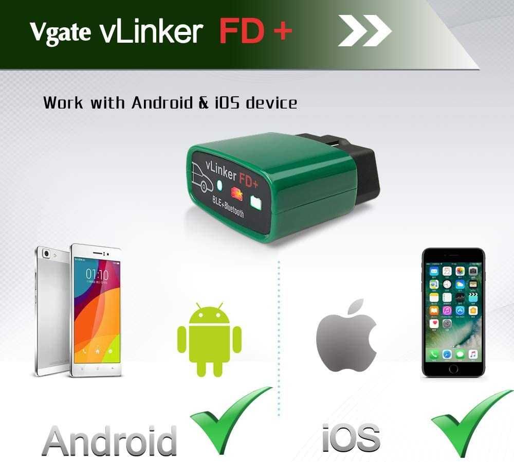 vLinker FD+ Ford Mazda , BLE + BT Android & IOS & Win Made for FORScan