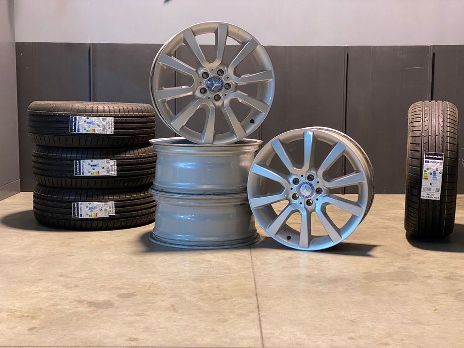 Set 4 Jante aliaj  19 5x112 Originale Mercedes ML W164 W166 Vito