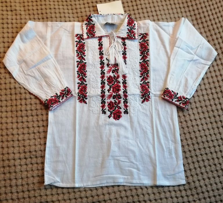 Ie baiat motive tradiționale din bumbac de la 0 la 16 anișori