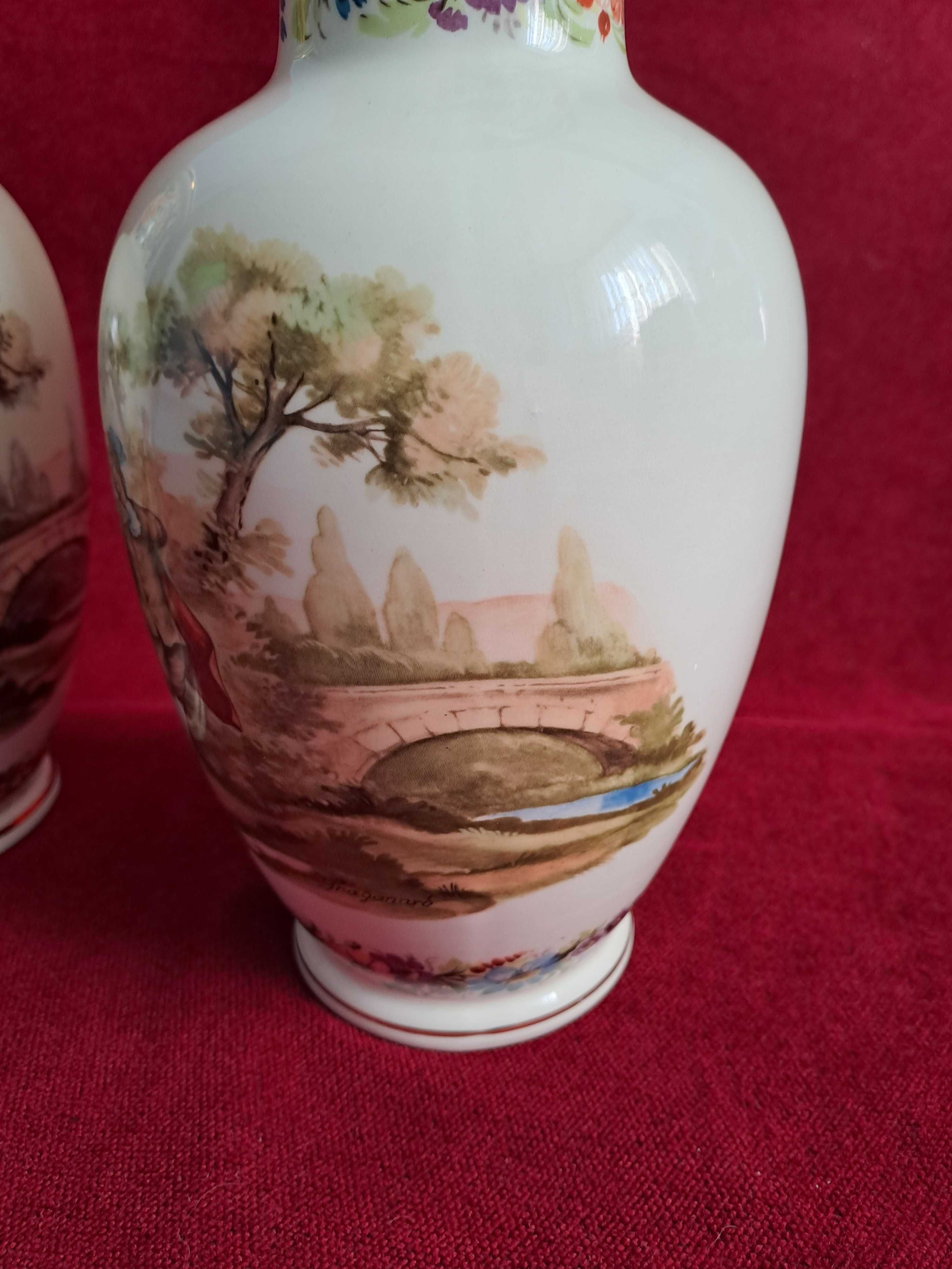 vaza portelan fragonard 26 cm