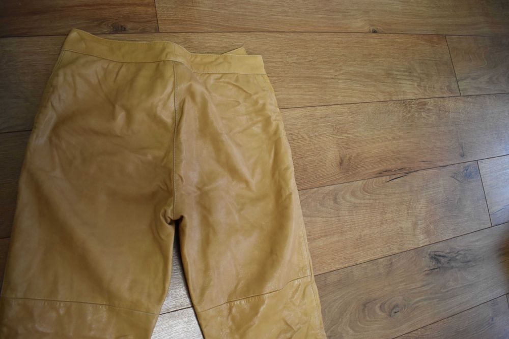 Pantaloni dama din piele naturala marca Gipsy