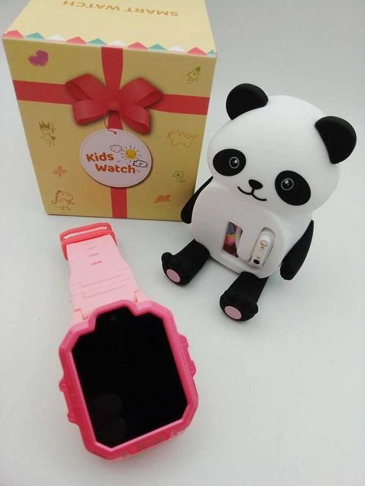 Детски смарт часовник OKYUK T17 детски смарт часовник GPS Черен Розов