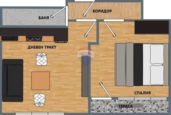 Двустаен апартамент за продажба, кв.Погреби, гр.Варна, ЙГ