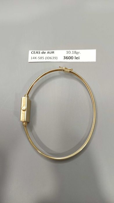 Ceas de aur Geneve 14 Karate (10.18 grame) Quartz ID639-AG2