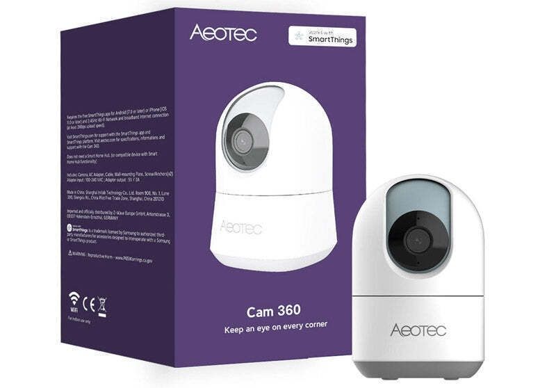 Camera supraveghere video wi-fi Aeotec Cam 360 full HD