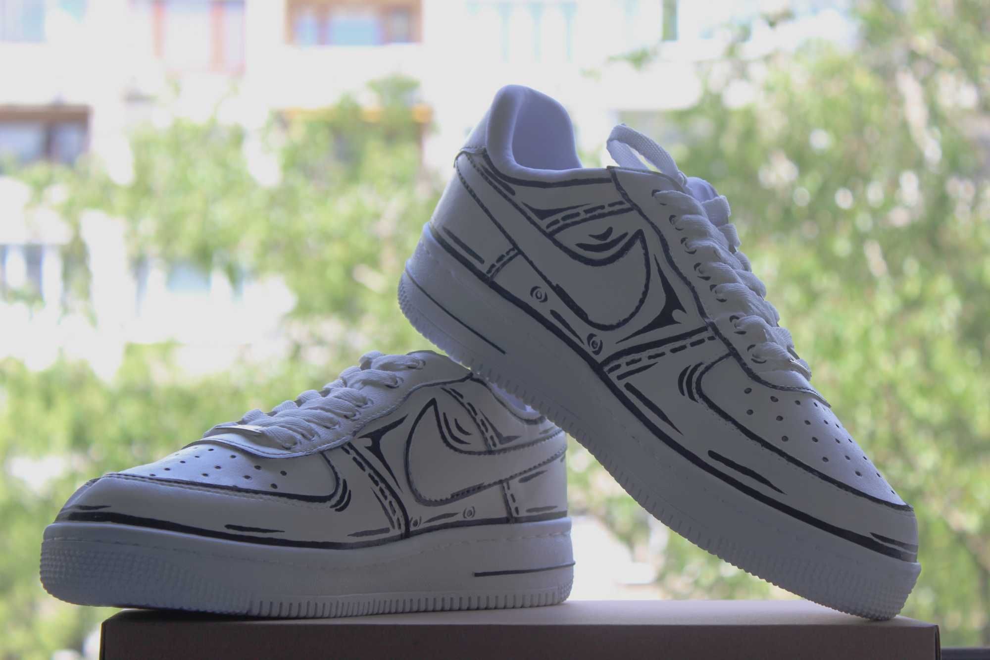 НОВИ Custom Nike Airforce 1 - РЪЧНО РИСУВАНИ