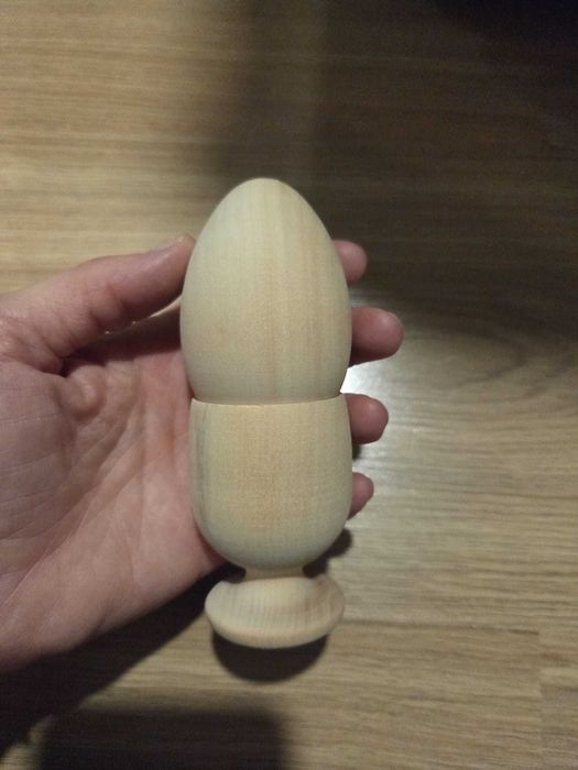 Oua din lemn cu suport - Waldorf, Montessori