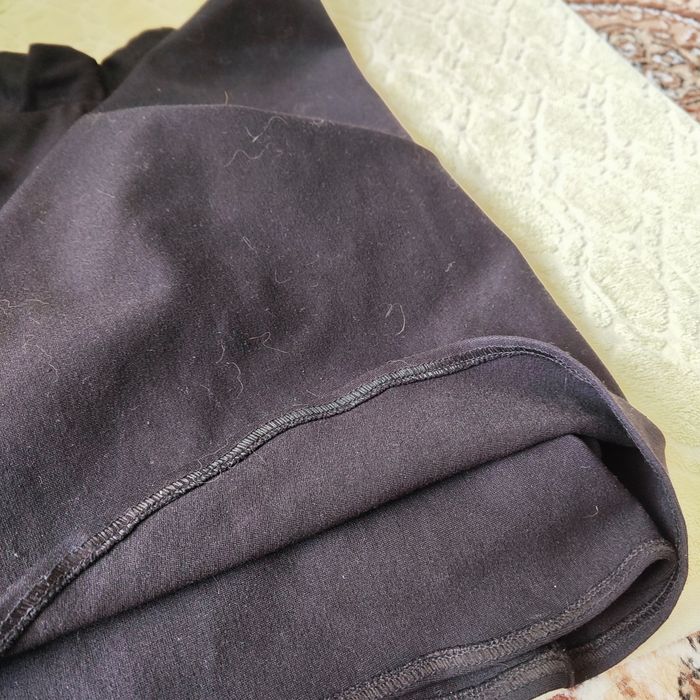 теплая черная юбка