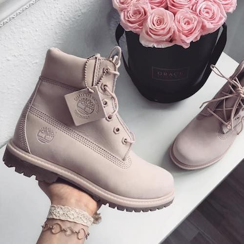 Bocanci Timberland roz pudră