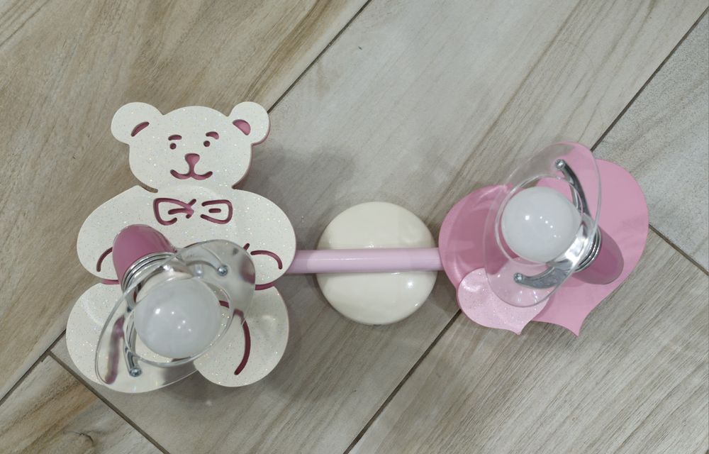 Детска лампа с мече