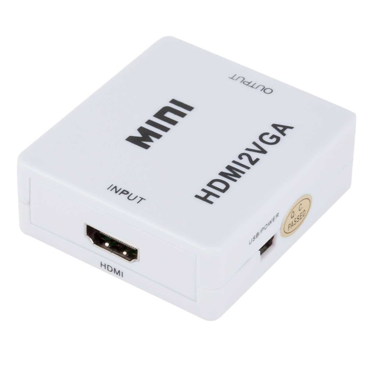 Активен Аудио/Видео конвертор за VGA-HDMI или HDMI-VGA сигнал