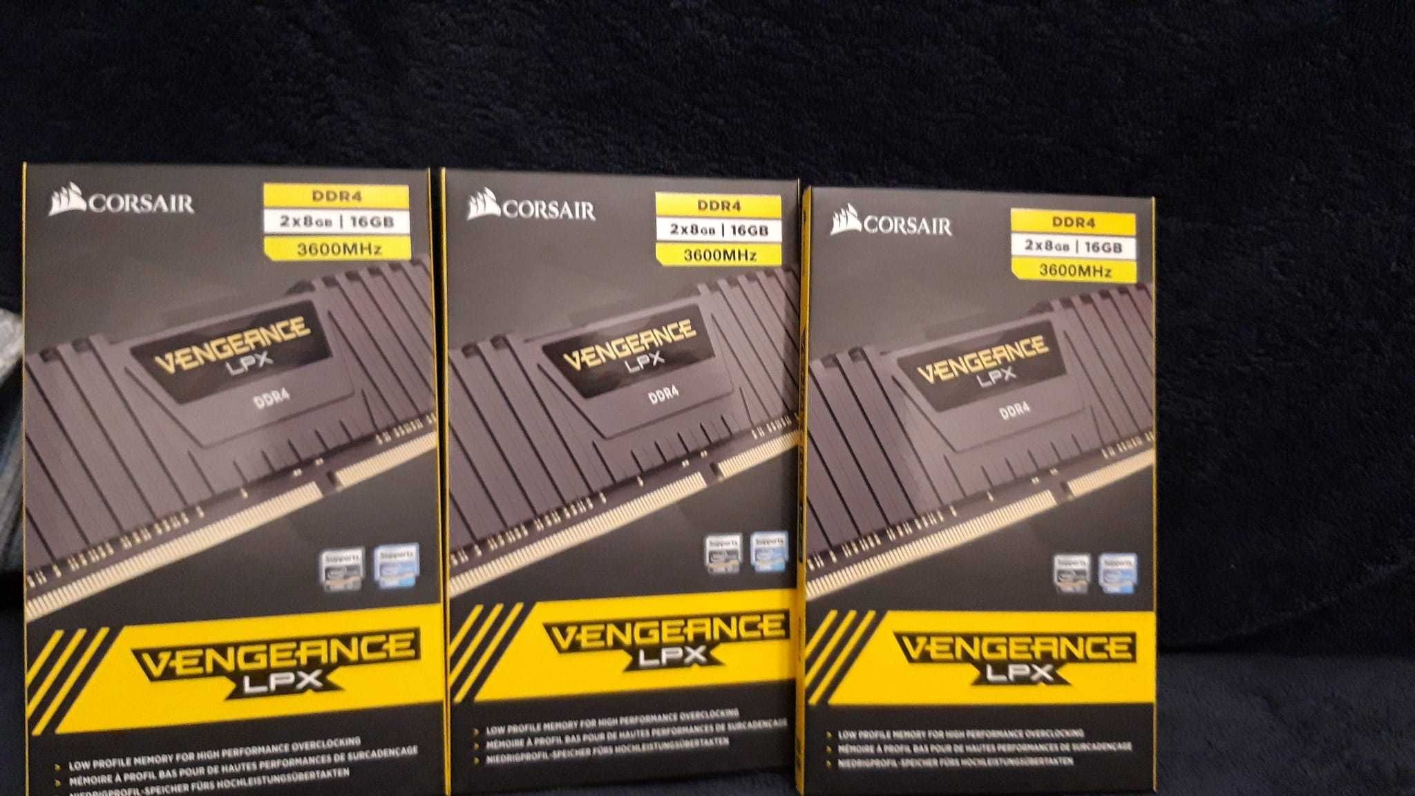 Memorii RAM Corsair  16 gb Vengeance LPX DDR4 2x8GB 3600 MHz SIGILATE