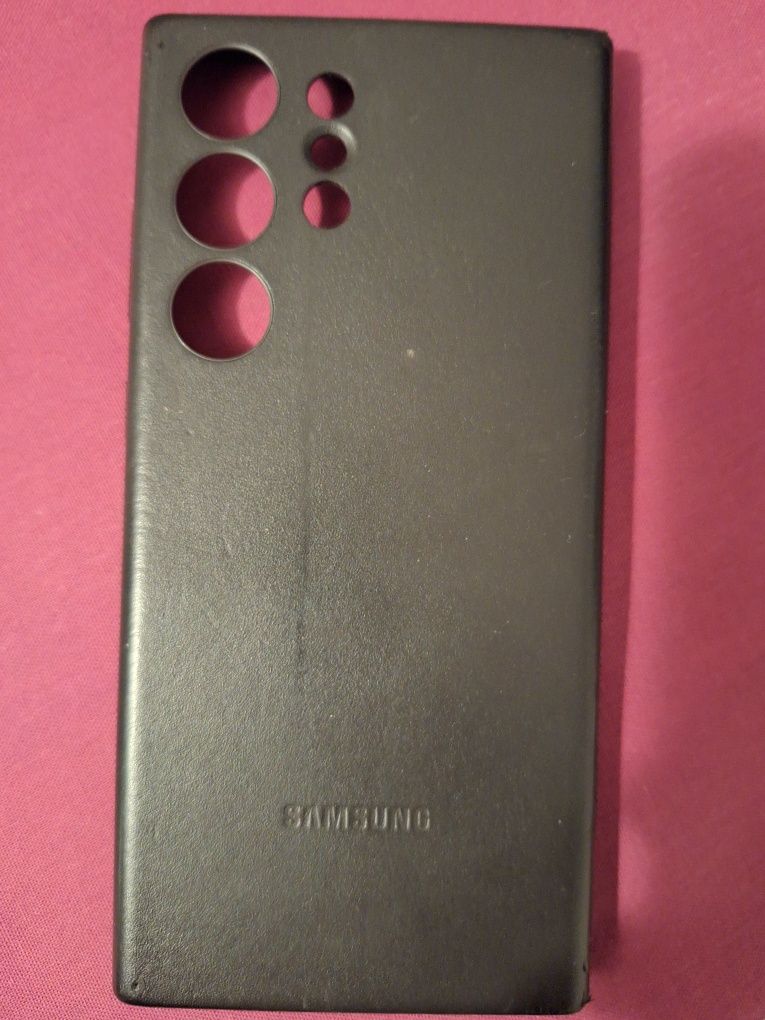 Husă piele Samsung S23 ultra Black