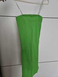 Зелена дамска рокля Bershka