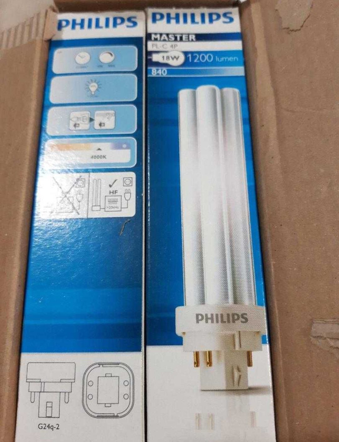 Becuri philips master PL-C 4P ( disponibil 1 cutie = 10 bucati )