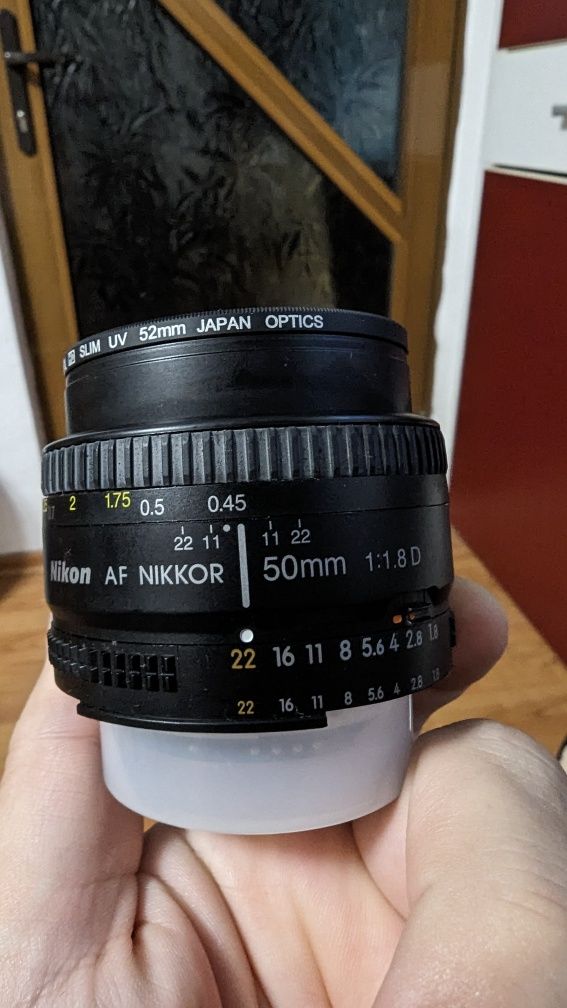 Obiectiv Nikon 50mm f/1.8D AF NIKKOR