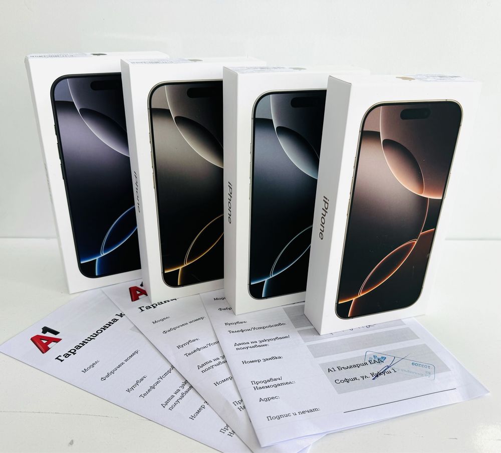 НОВ!iPhone 16 Pro 256GB Desert / Black / White / Natural 2г.ГАРАНЦИЯ!