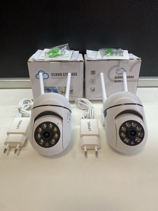 Външна Wi-Fi камера с нощно виждане и детекция на движение 2 бр