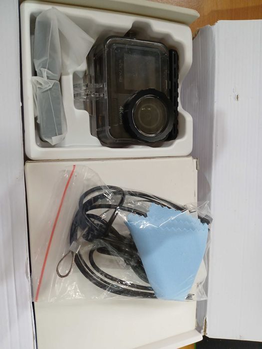 Cameră sport WOLFANG GA420, 4K 60FPS, WiFi, waterproof, accesorii