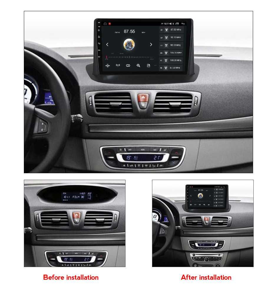 Navigatie Renault Megane 3 2008-2014, 9INCH 2+32GB RAM, Android 13