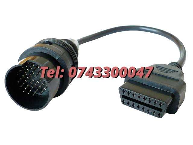 Cablu Adaptor Iveco Daily 38 Pin La Obd2 Pt Autocom Delphi Wurth