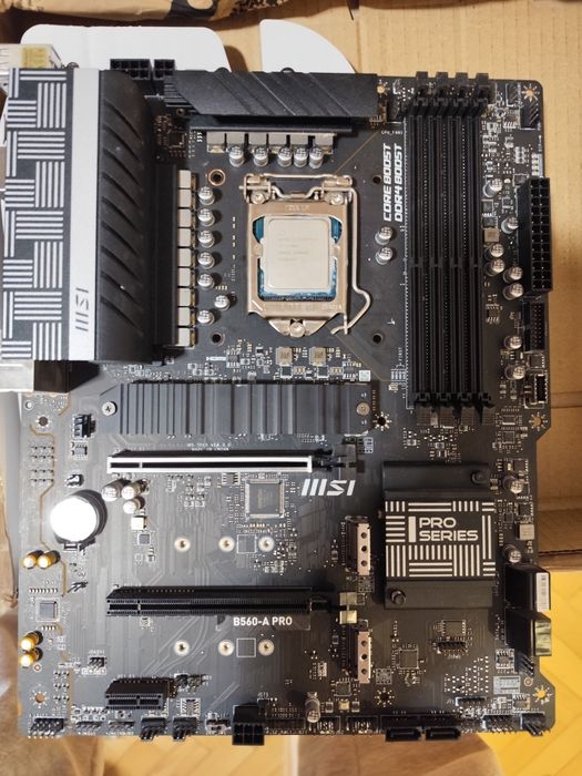 Intel core i7 11700K MSI B550A Pro