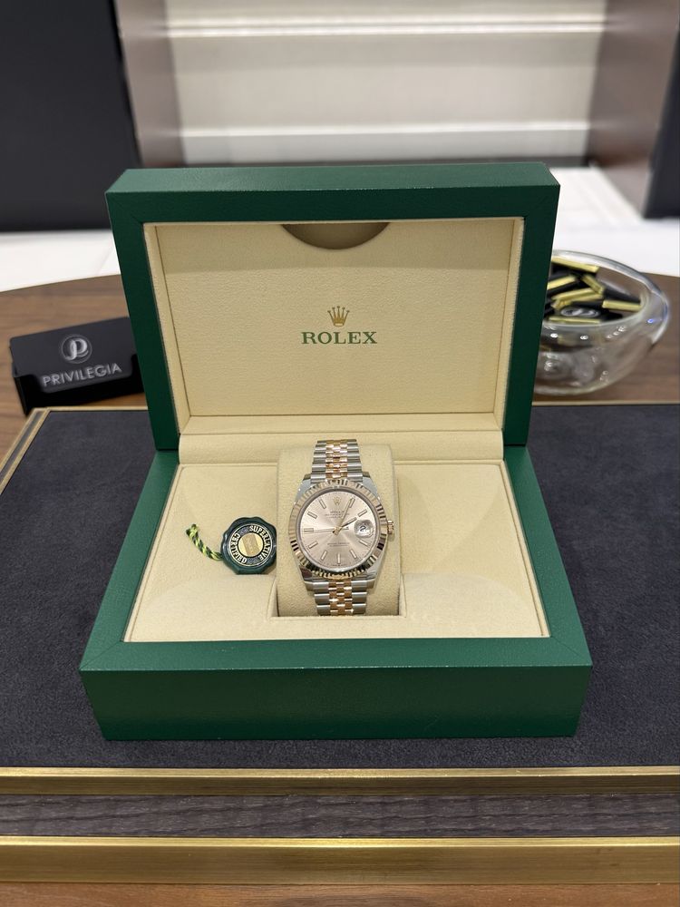 NEW Rolex Datejust 41mm Steel and Everose Gold 126331