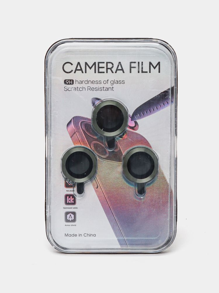 Защитное стекло-линзы Camera Film для камеры iPhone