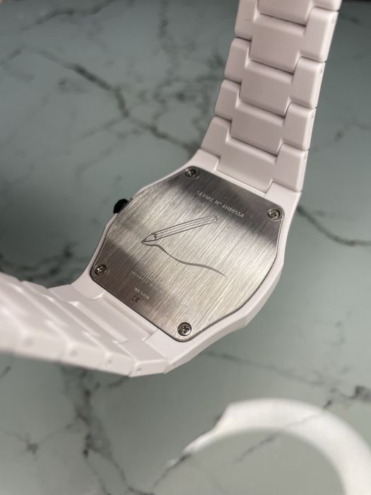 Ceas D1 Milano White Sketch